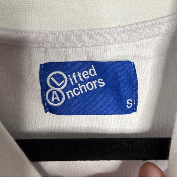 Lifted Anchors - Down To Earth Tee - White Graphic t-shirt - Unisex Small - Picture 8 of 10